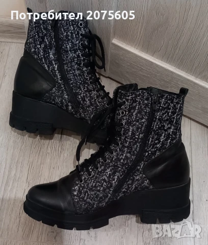 Зимни боти, ест.кожа н.39, снимка 4 - Дамски боти - 50813456