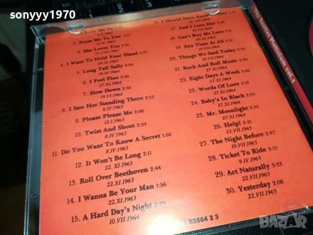 BEATLES VOL.1 CD 0203241635, снимка 9 - CD дискове - 44571767