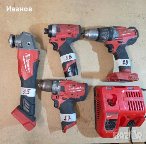 Безчеткови винтоверти,  импакти,  гайковерти Милуоки Milwaukee , снимка 12 - Винтоверти - 50492890