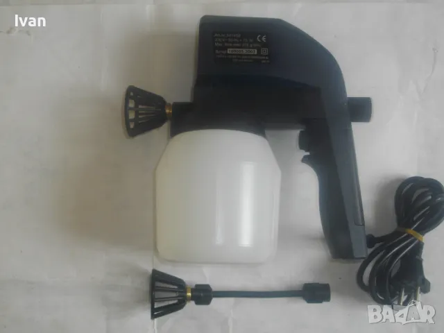 НОВ НИДЕРЛАНДСКИ ЕЛЕКТРИЧЕСКИ БОЯДЖИЙСКИ ПИСТОЛЕТ 2003г. 75W С 2 РАЗЛИЧНИ ДЮЗИ ПРОФЕСИОНАЛЕН FERM, снимка 12 - Други инструменти - 49680957