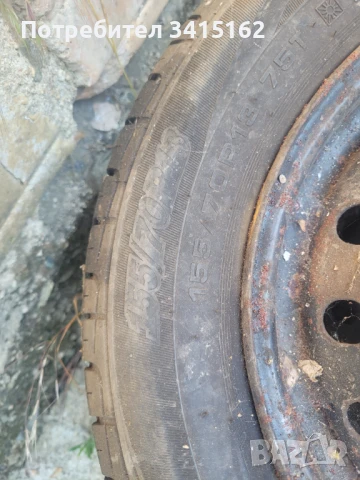 Гуми с джанти за фиат , снимка 2 - Аксесоари и консумативи - 51266537