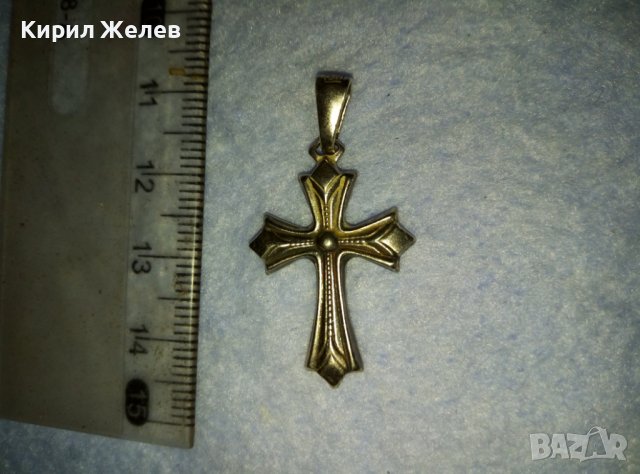 СТИЛНО ОРНАМЕНТИРАНО СРЕБЪРНО НАГРЪДНО КРЪСТЧЕ СРЕБРО 925 КРЪСТ МАЙСТОРСКА ИЗРАБОТКА 39930, снимка 10 - Колиета, медальони, синджири - 42425169