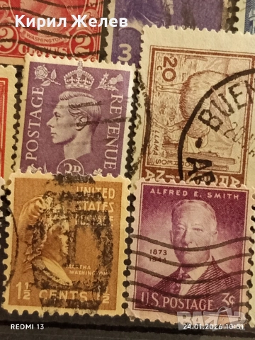 Стари пощенски марки от цял свят смесени КРАЛЕ,ПРЕЗИДЕНТИ за КОЛЕКЦИЯ ДЕКОРАЦИЯ 52034, снимка 9 - Филателия - 53208591