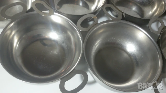 Лот 11 метални купи с дръжки, снимка 4 - Прибори за хранене, готвене и сервиране - 51276670