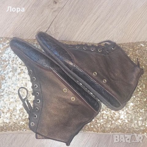 Дамски кецове естествена кожа, снимка 5 - Кецове - 48087990