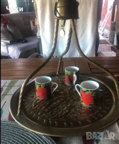 Месинг поднос за кафе чай……..