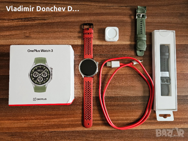 OnePlus Watch 3 46mm Sapphire AMOLED GPS – като нов, гаранция, снимка 2 - Друга електроника - 54191552