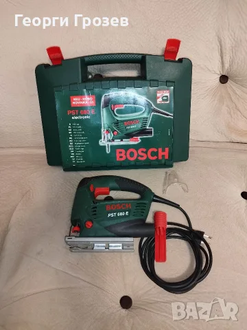 Зеге (Прободен трион) Bosch PST 680 E - 500W с куфар и SDS, снимка 7 - Триони и циркуляри - 56238912