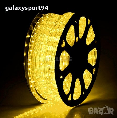 LED Светещ маркуч 50м Топло Бял Светещ Лед Маркуч Енергоспестяващ LED/ЛЕД