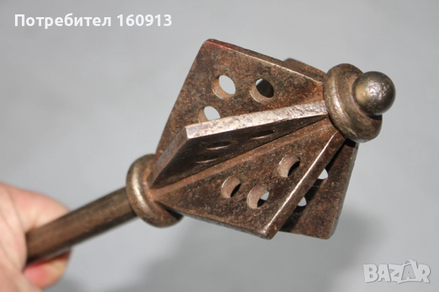 Оригинален Старинен Западноевропейски Боен Буздуган., снимка 10 - Антикварни и старинни предмети - 51443258