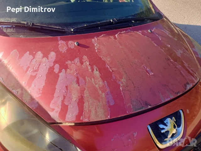 Преден капак Peugeot 207 Hatchback (02.2006 - 12.2015),, снимка 4 - Части - 51728591