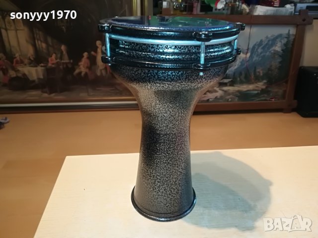 тарамбука-сив металик-30х20см 1005221054, снимка 3 - Ударни инструменти - 36712388