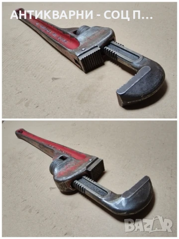 Стар Соц Английски Тръбен Ключ. , снимка 6 - Антикварни и старинни предмети - 50823435