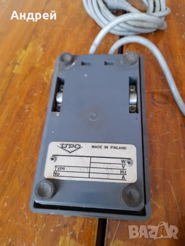 Стар контролен педал UPO, снимка 3 - Други ценни предмети - 31976797