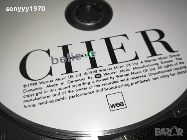 CHER CD 2202240838, снимка 4 - CD дискове - 44411829
