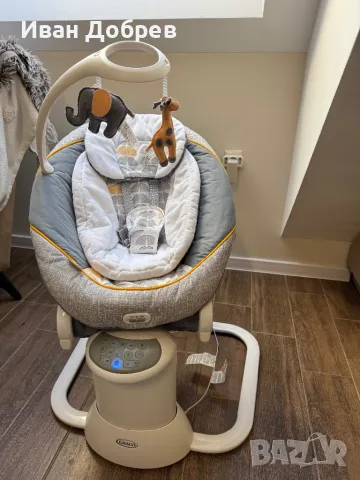 GRACO електронна бебешка люлка, снимка 2 - Детски люлки - 47642371