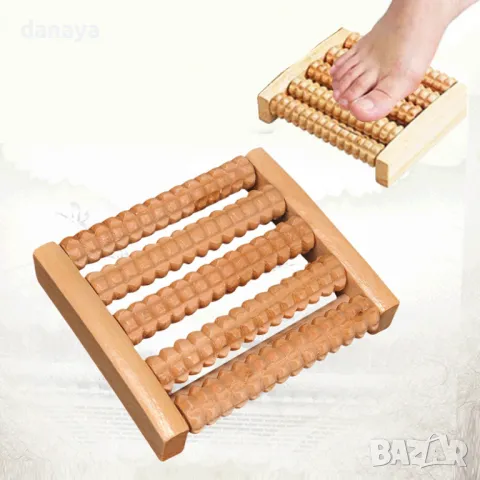 5775 Дървен масажор за крака единичен