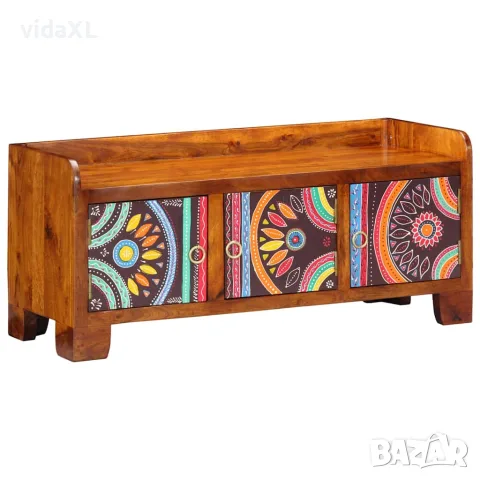 vidaXL Шкаф за обувки със съхранение Многоцветен 90 x 35 x 40 см, снимка 6 - Шкафове - 56147498