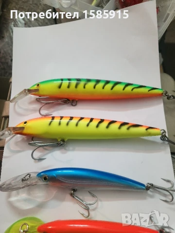 Редки модели Рапала за сом,баракуда,дорадо и туна. , снимка 5 - Стръв и захранки - 51233418