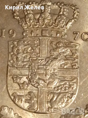 Стара монета 5 крони 1970г. Дания уникат за КОЛЕКЦИЯ 40417, снимка 4 - Нумизматика и бонистика - 48943061
