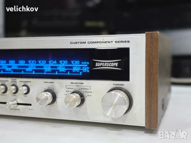 Ресивър Superscope R-1220L е проектиран в Marantz USA, снимка 4 - Ресийвъри, усилватели, смесителни пултове - 51438325