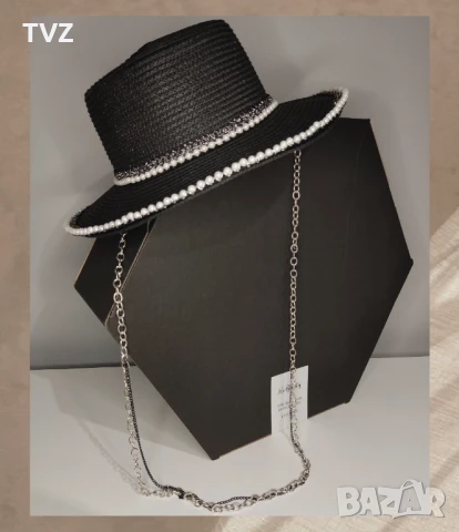 Лятна черна шапка