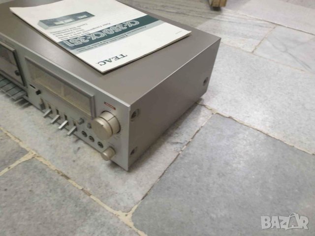 Stereo Cassette deck Касетен дек TEAC CX-350 В идеално състояние, работи отлично. Made in Japan С кн, снимка 4 - Декове - 37825353