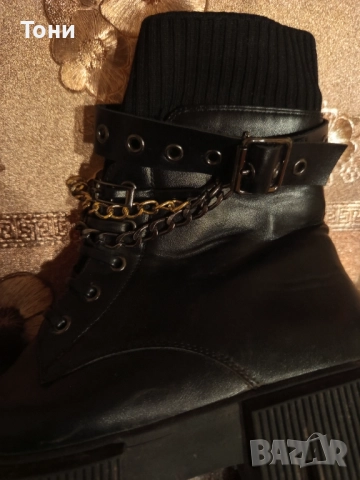LADY GLORY Нови Дамски Боти Изцяло от Естествена Кожа 39, снимка 12 - Дамски боти - 52923194