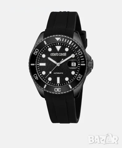 Чисто нов мъжки часовник Roberto Cavalli Watch, сив цвят