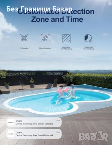 Нова Смарт камера за двор и дом 1080P, AI проследяване, облачен запис, снимка 7 - IP камери - 52630000