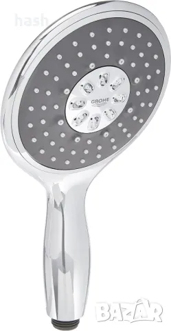 Душ слушалка Grohe Vitalio Rain 130 26107000, 1/2'', универсална, 4 струи, против варовик, хром, снимка 1