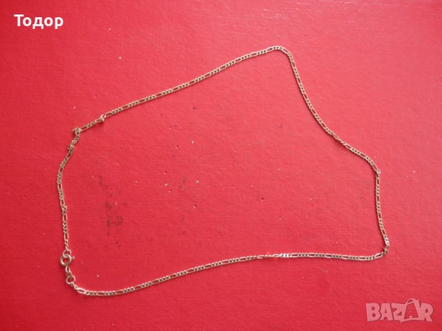Позлатена сребърна верижка Binder 925 FBM, снимка 1 - Колиета, медальони, синджири - 40697781