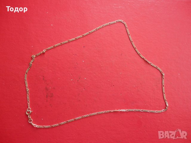 Позлатена сребърна верижка Binder 925 FBM