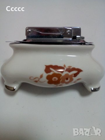 Газова запалка настолна от порцелан, снимка 1