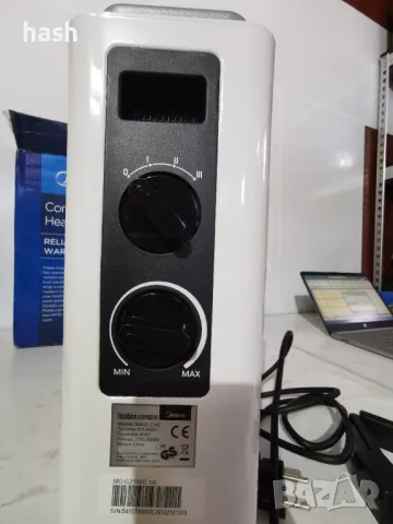 Електрически подов конвектор MIDEA NDK20-21AE, 3 степени на мощност, 2000 W, регулируем термостат, б, снимка 5 - Радиатори - 48570428