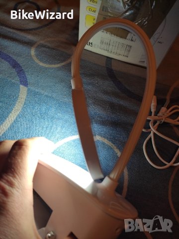 RISEMART лампа за четене с презареждаща батерия НОВА, снимка 7 - Настолни лампи - 44358896