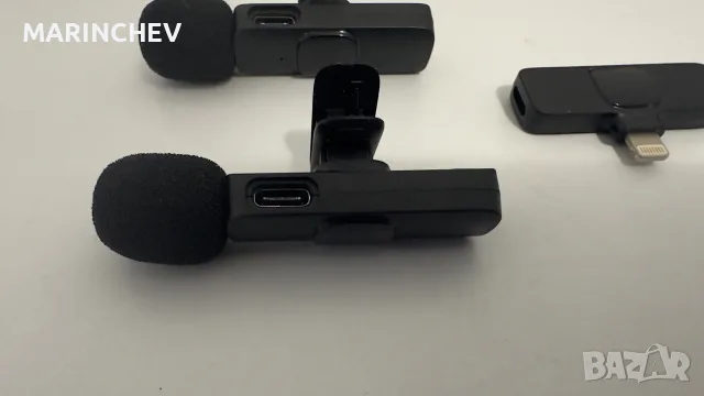 2 бр. микрофони + ресийвър за iPhone, снимка 2 - Микрофони - 56325522