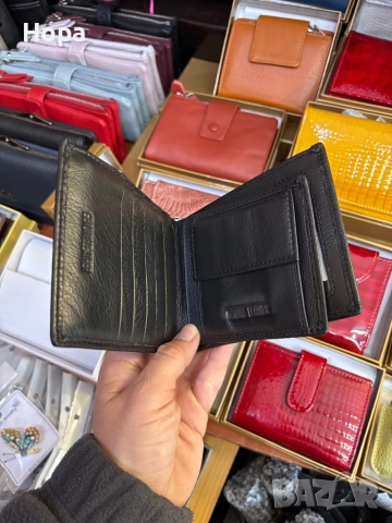 Мъжко портмоне естествена кожа, снимка 3 - Портфейли, портмонета - 52371495