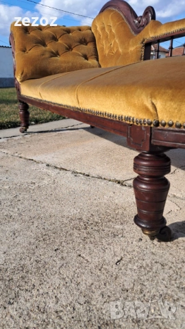 Диван лежанка антикварен, снимка 5 - Дивани и мека мебел - 54062880