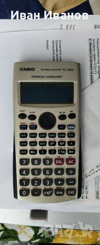 Casio FC 100V финансов калкулатор