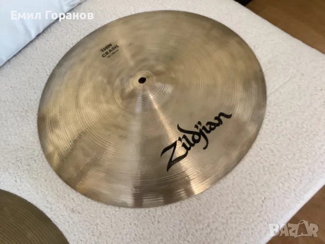Zildjian 16” crash ,20” ride , снимка 2 - Ударни инструменти - 55727100