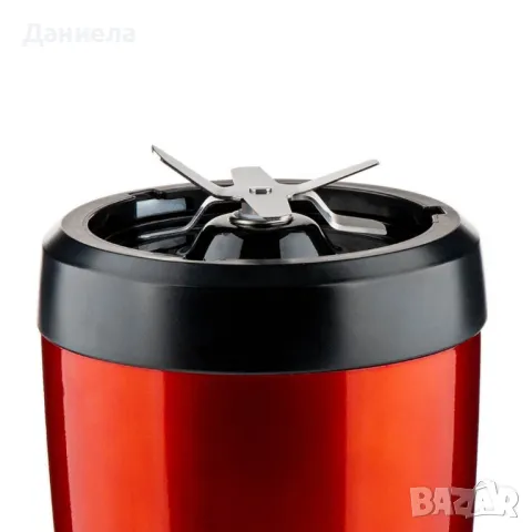 Нутри блендер Homa Rossy, 1200W, 6 ножа, 2 чаши, червен, снимка 5 - Други - 48524232