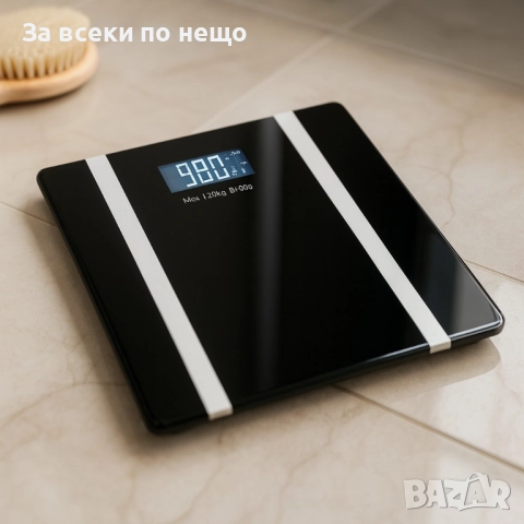 Дигитален кантар за тегло Rosberg R51650I, с Bluetooth, LCD екран, до 180кг, снимка 3 - Други - 52666646