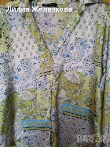 Дамска риза ,Зара, снимка 2 - Ризи - 54118291