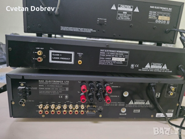 Сет NAD , снимка 2 - Ресийвъри, усилватели, смесителни пултове - 53015043