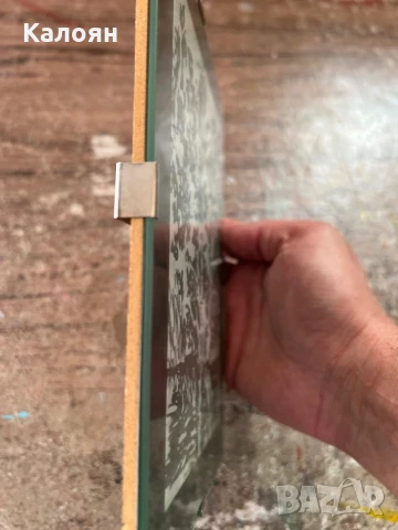 Дърво - Рисунка с туш в рамка - стъкло с гръб и клипс, снимка 2 - Картини - 51012047