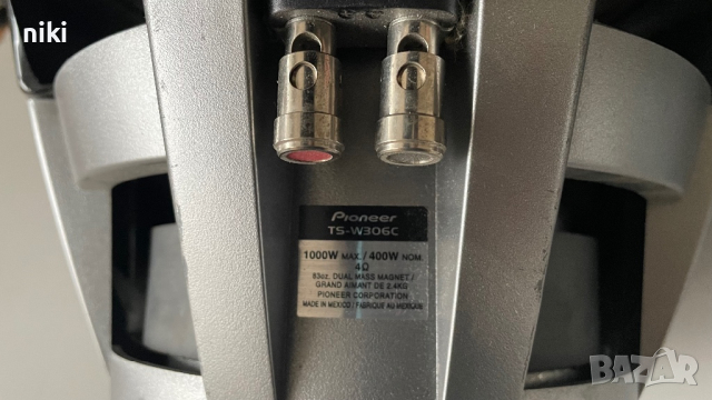 Pioneer TS-W306C , снимка 2 - Тонколони - 44615006