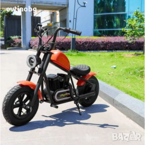 Електрически детски мотоциклет – Ретро стил и модерна технология, снимка 4 - Електрически играчки - 53912430