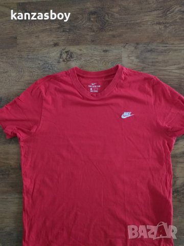 NIKE M NSW CLUB - страхотна мъжка тениска КАТО НОВА, снимка 5 - Тениски - 40075459