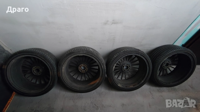 5х112 20" алуминиеви с летни гуми 255/35/20, снимка 3 - Гуми и джанти - 52921555